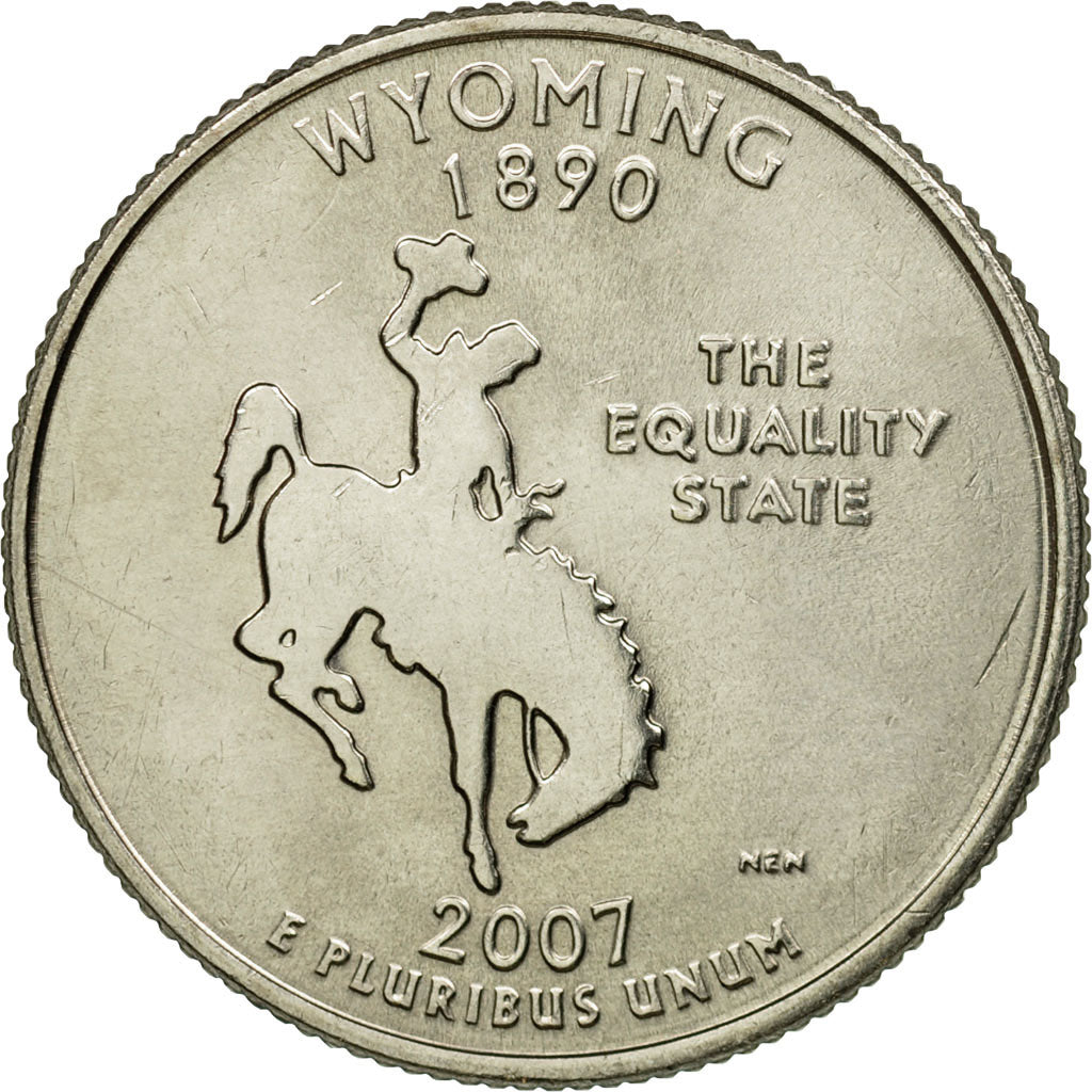 Coin, United States, Quarter, 2007, U.S. Mint, Denver, MS(63), Copper-Nickel