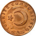 Coin, Turkey, 10 Kurus, 1972, EF(40-45), Bronze, KM:891.2