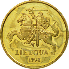 Coin, Lithuania, 50 Centu, 1998, EF(40-45), Nickel-brass, KM:108