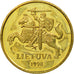 Coin, Lithuania, 50 Centu, 1998, EF(40-45), Nickel-brass, KM:108