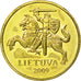 Coin, Lithuania, 20 Centu, 2009, EF(40-45), Nickel-brass, KM:107