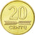 Coin, Lithuania, 20 Centu, 2009, EF(40-45), Nickel-brass, KM:107