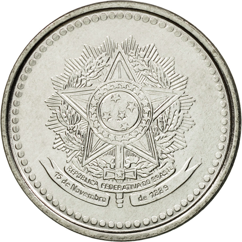 Coin, Brazil, 20 Centavos, 1987, AU(55-58), Stainless Steel, KM:603