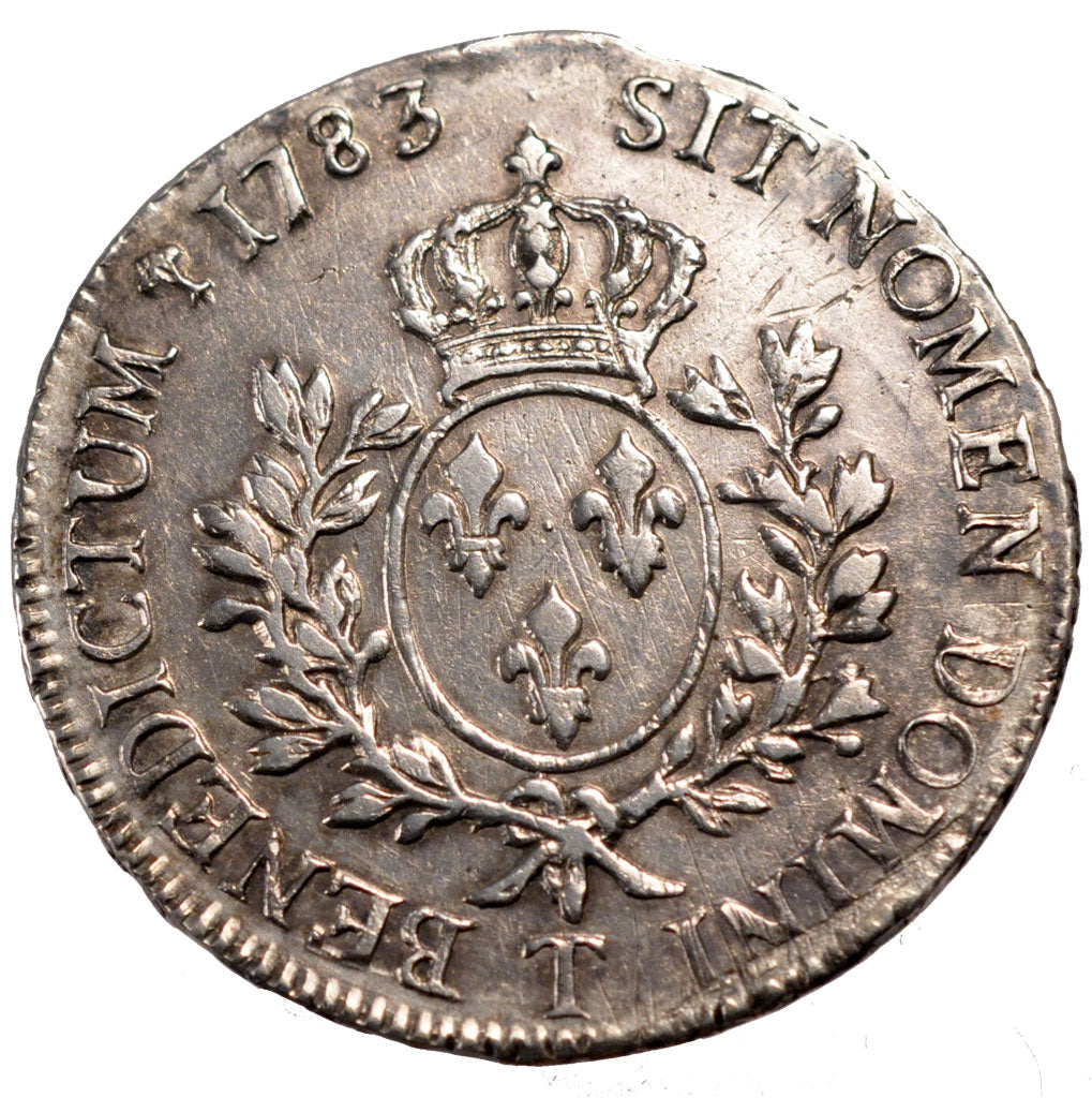 Coin, France, Louis XVI, Écu aux branches d'olivier, Ecu, 1783, Nantes