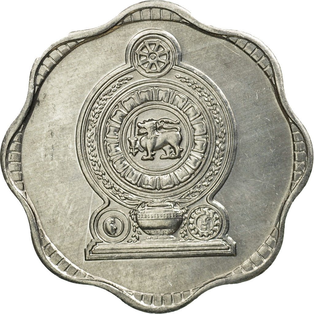Coin, Sri Lanka, 10 Cents, 1991, AU(55-58), Aluminum, KM:140a