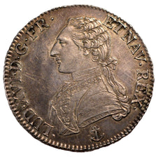 FRANCE, Ecu, 1791, La Rochelle, AU(50-53), Silver, Gadoury #356, 29.30