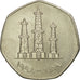 Moneda, Emiratos Árabes Unidos, 50 Fils, 1998, British Royal Mint, MBC, Cobre -