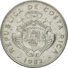Coin, Costa Rica, 50 Centimos, 1982, EF(40-45), Stainless Steel, KM:209.1