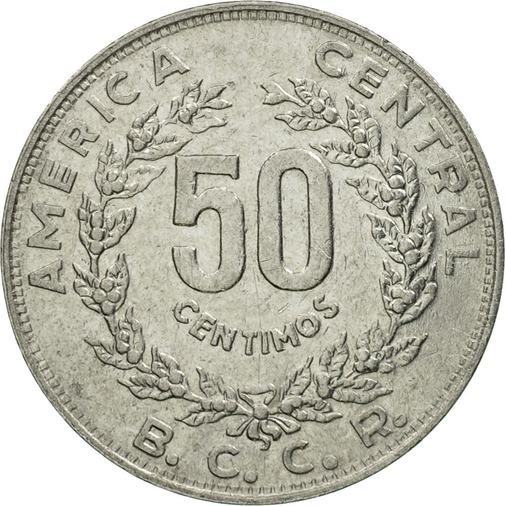 Coin, Costa Rica, 50 Centimos, 1982, EF(40-45), Stainless Steel, KM:209.1