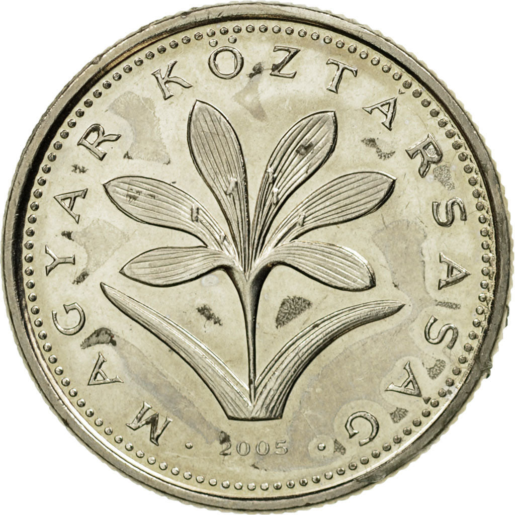 Moneta, Ungheria, 2 Forint, 2005, SPL-, Rame-nichel, KM:693