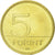 Monnaie, Hongrie, 5 Forint, 2005, Budapest, TTB, Nickel-brass, KM:694