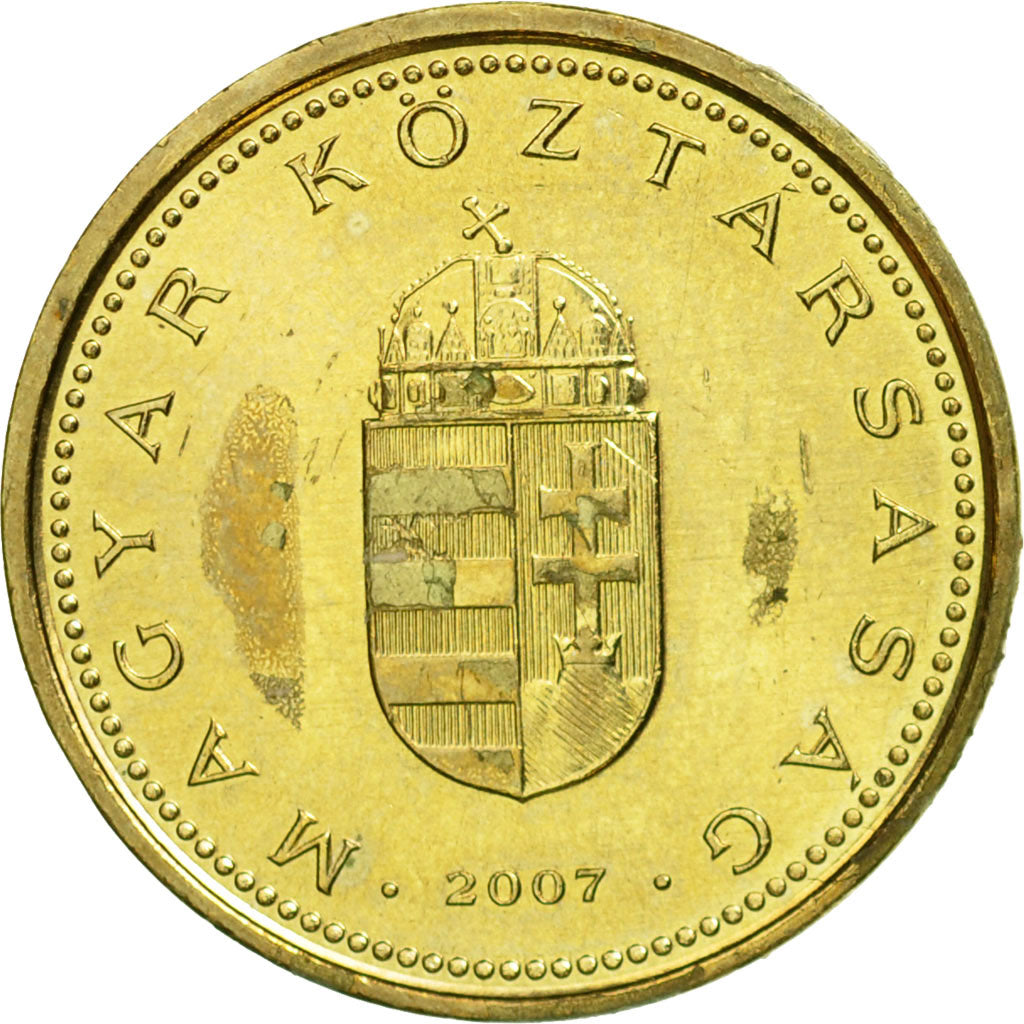 Moneta, Ungheria, Forint, 2007, Budapest, BB, Nichel-ottone, KM:692