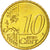 Grecia, 10 Euro Cent, 2010, SC, Latón, KM:211