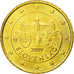 Slovakia, 50 Euro Cent, 2009, AU(55-58), Brass, KM:100