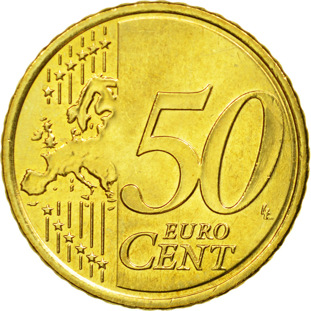 Slovakia, 50 Euro Cent, 2009, AU(55-58), Brass, KM:100