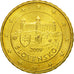 Slovakia, 10 Euro Cent, 2009, AU(55-58), Brass, KM:98