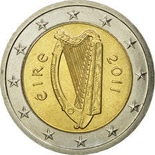 IRELAND REPUBLIC, 2 Euro, 2011, MS(63), Bi-Metallic, KM:51