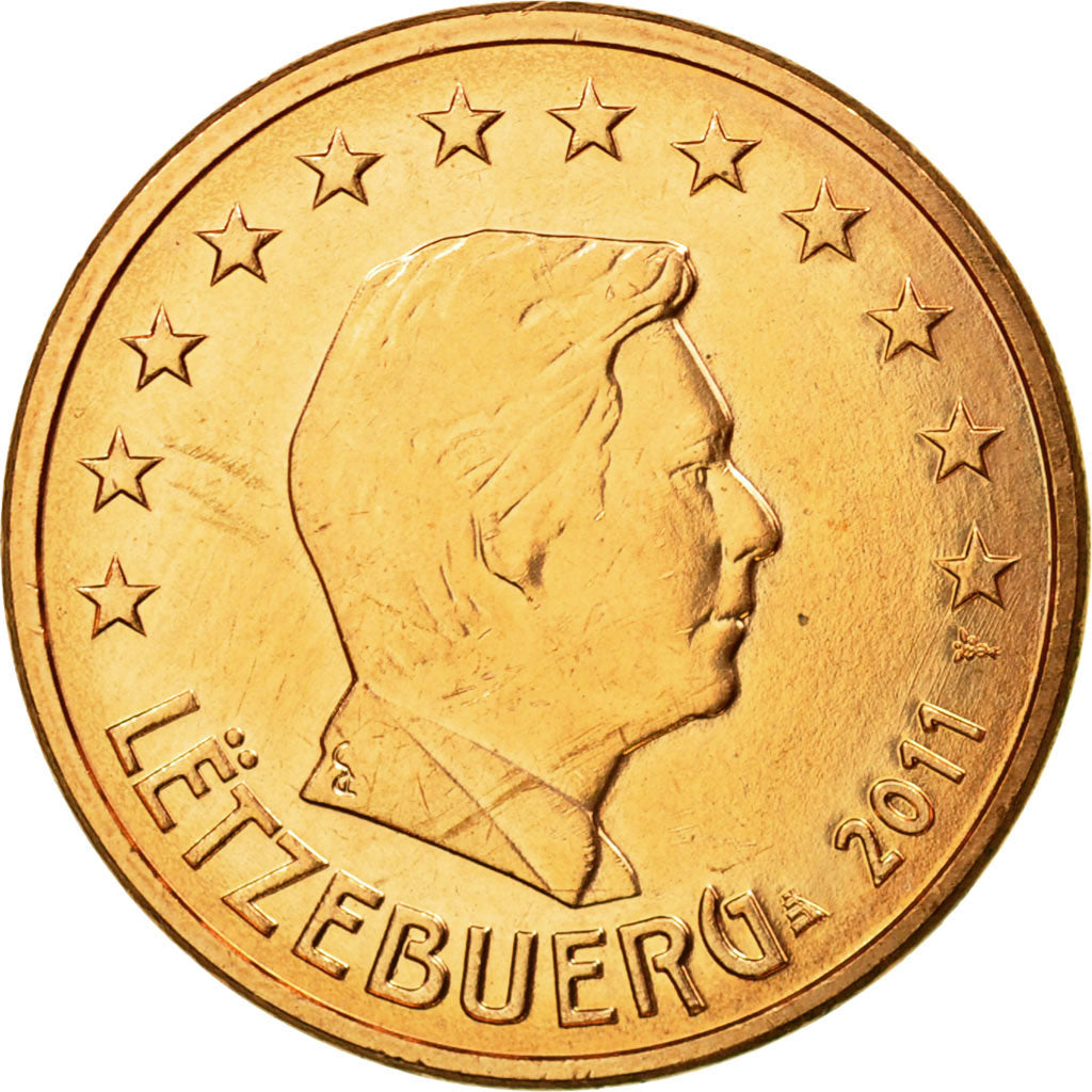 Luxembourg, 5 Euro Cent, 2011, AU(55-58), Copper Plated Steel, KM:77