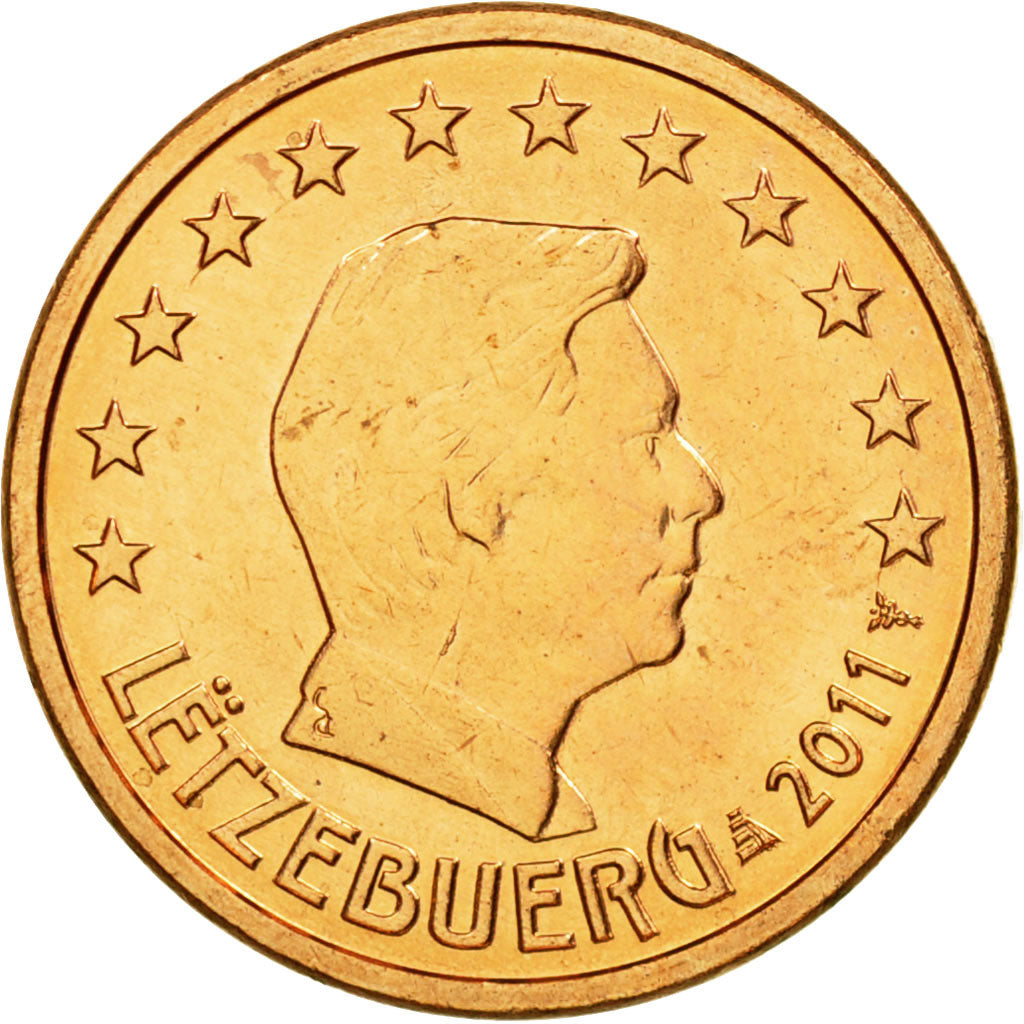 Luxembourg, Euro Cent, 2011, MS(63), Copper Plated Steel, KM:75