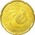España, 20 Euro Cent, 2009, EBC, Latón, KM:1071