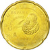 Spagna, 20 Euro Cent, 2009, SPL-, Ottone, KM:1071