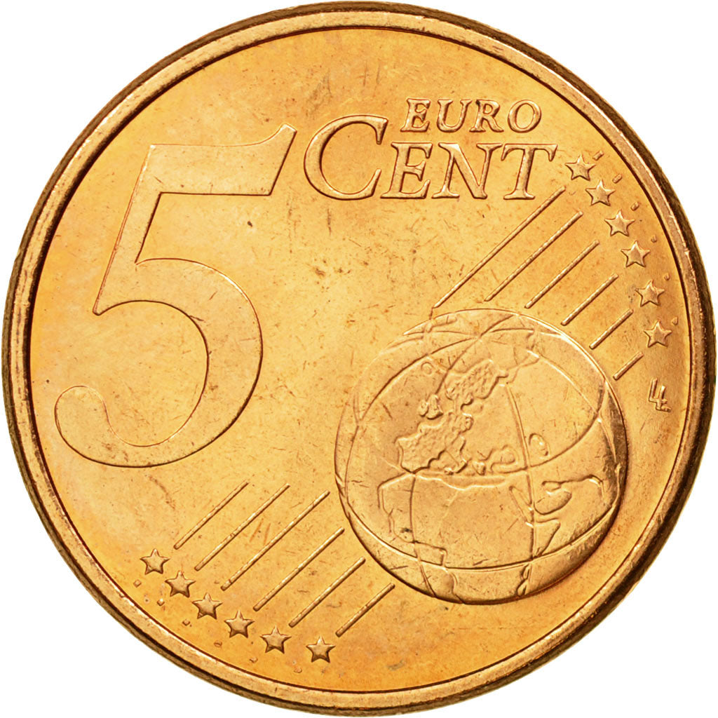 Spain, 5 Euro Cent, 2009, MS(63), Copper Plated Steel, KM:1042