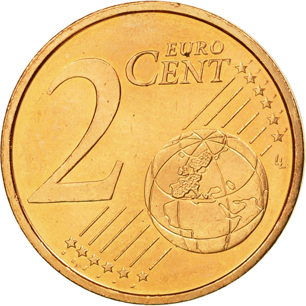 Spain, 2 Euro Cent, 2009, MS(63), Copper Plated Steel, KM:1041