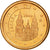 España, Euro Cent, 2009, EBC, Cobre chapado en acero, KM:1040