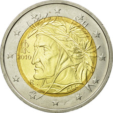 Italy, 2 Euro, 2010, AU(55-58), Bi-Metallic, KM:251