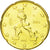 Italia, 20 Euro Cent, 2010, SC, Latón, KM:248