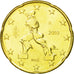 Italy, 20 Euro Cent, 2010, MS(63), Brass, KM:248