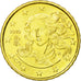 Italy, 10 Euro Cent, 2010, MS(63), Brass, KM:247
