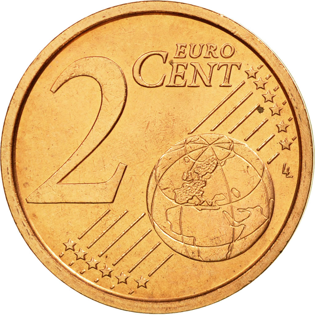 Italy, 2 Euro Cent, 2010, AU(55-58), Copper Plated Steel, KM:211