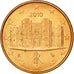 Italy, Euro Cent, 2010, MS(63), Copper Plated Steel, KM:210
