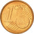 Italia, Euro Cent, 2010, SC, Cobre chapado en acero, KM:210