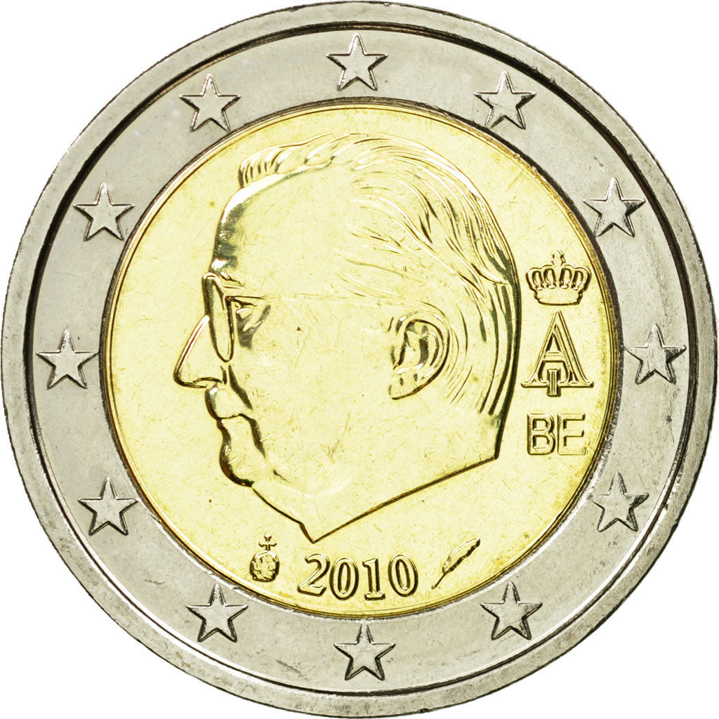 Belgium, 2 Euro, 2010, MS(63), Bi-Metallic, KM:281