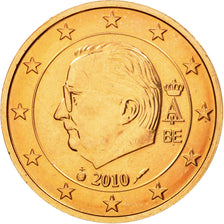Belgien, 2 Euro Cent, 2010, UNZ, Copper Plated Steel, KM:275