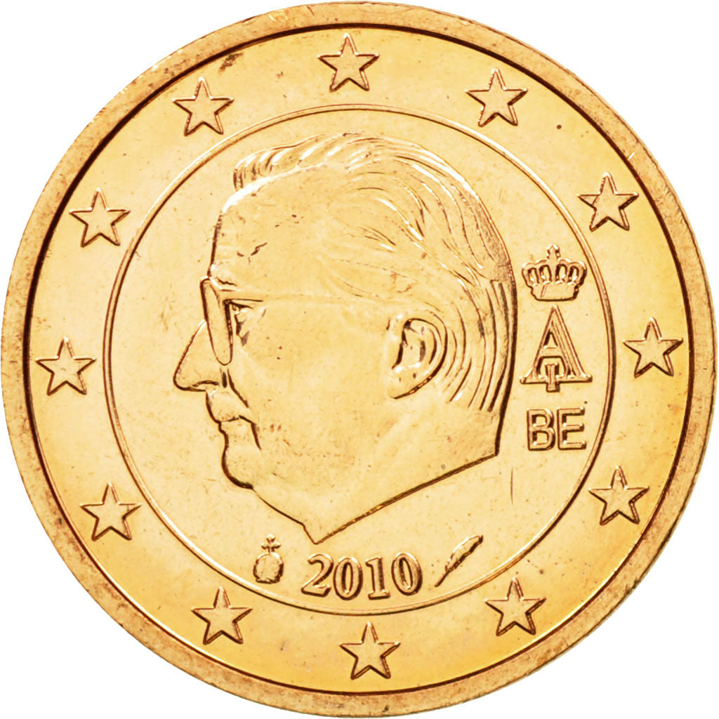 Belgium, Euro Cent, 2010, MS(63), Copper Plated Steel, KM:274