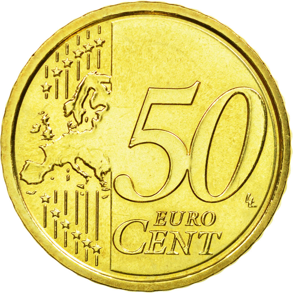 San Marino, 50 Euro Cent, 2008, SPL, Laiton, KM:484