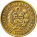 Coin, Peru, Sol, 1975, EF(40-45), Brass, KM:266.1