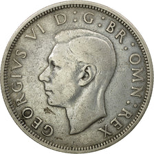 Coin, Great Britain, George VI, 1/2 Crown, 1939, EF(40-45), Silver, KM:856