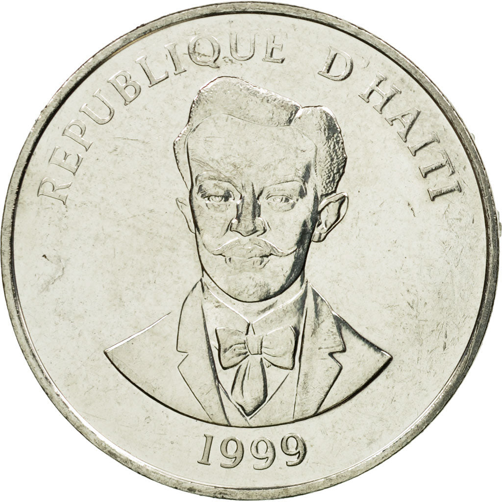 Moneda, Haití, 50 Centimes, 1999, MBC, Níquel chapado en acero, KM:153a