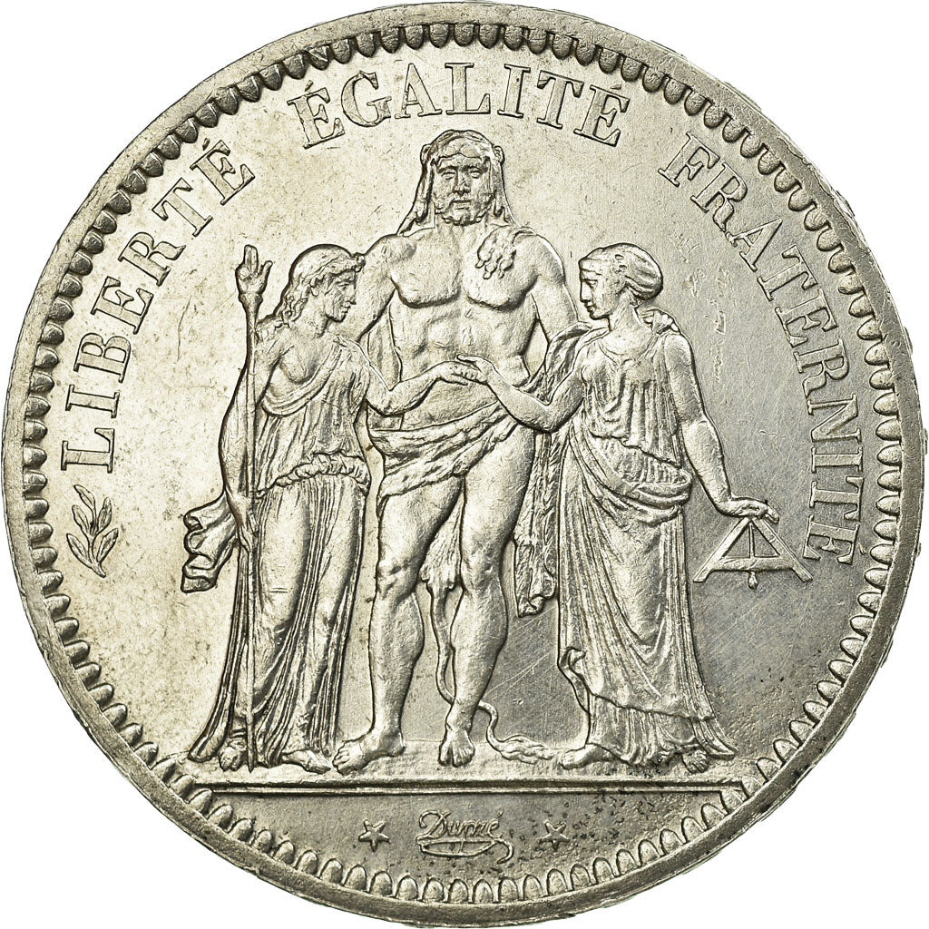 Coin, France, Hercule, 5 Francs, 1872, Paris, AU(55-58), Silver, KM:820.1