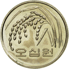 Monnaie, KOREA-SOUTH, 50 Won, 2007, SUP, Copper-Nickel-Zinc, KM:34
