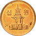 Coin, KOREA-SOUTH, 10 Won, 2008, EF(40-45), Aluminum-Bronze, KM:33.2a
