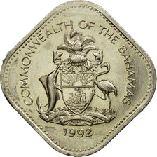 Moneta, Bahamas, Elizabeth II, 5 Cents, 1992, Franklin Mint, SPL-, Rame-nichel