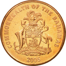 Münze, Bahamas, Elizabeth II, Cent, 2006, VZ, Copper Plated Zinc, KM:218.1