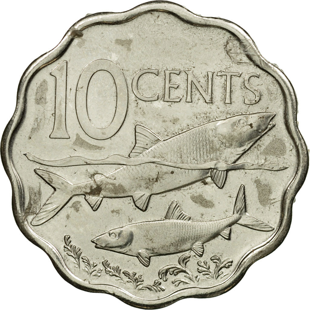 Coin, Bahamas, Elizabeth II, 10 Cents, 2007, EF(40-45), Copper-nickel, KM:219