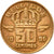 Münze, Belgien, Baudouin I, 50 Centimes, 1996, SS, Bronze, KM:148.1