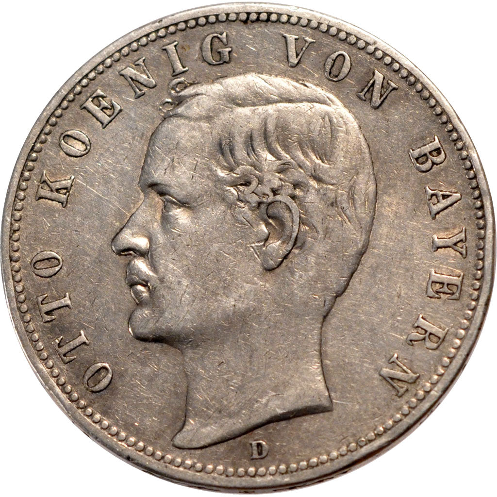Allemagne, Bavière, Otto, 5 Mark